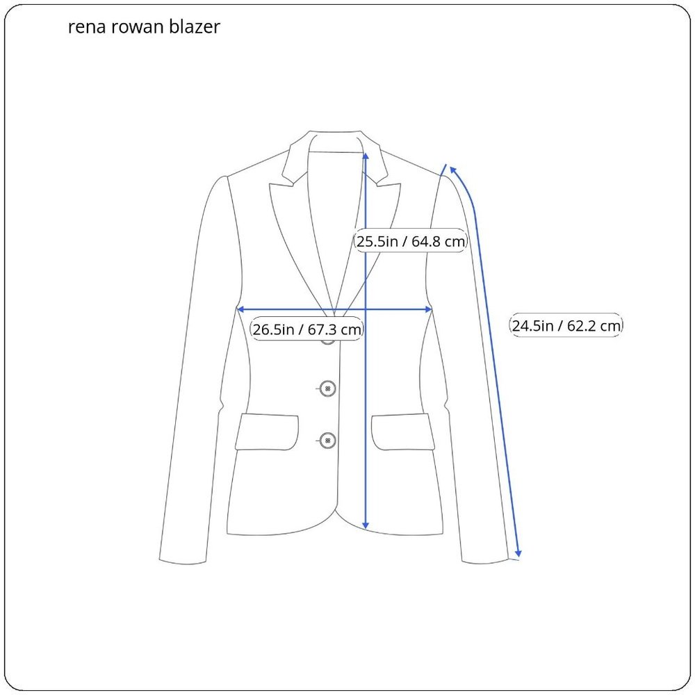 Rene Rowan For Saville Plus Size 24W Multicolored 4 Button Houndstooth Blazer - Picture 2 of 8